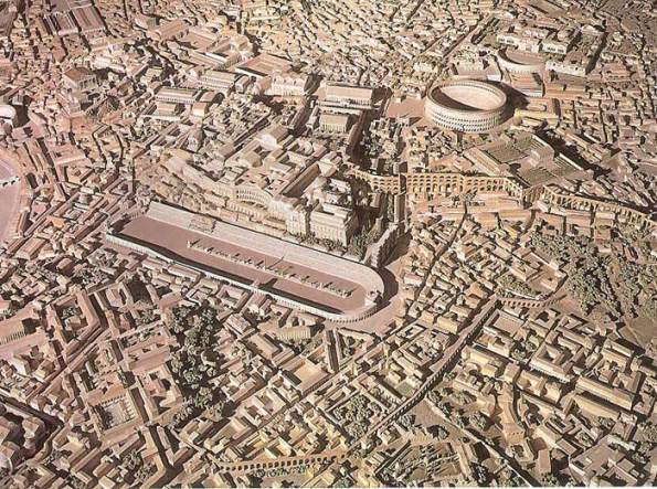 mapa roma antigua centro