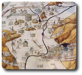 mapa roma medieval