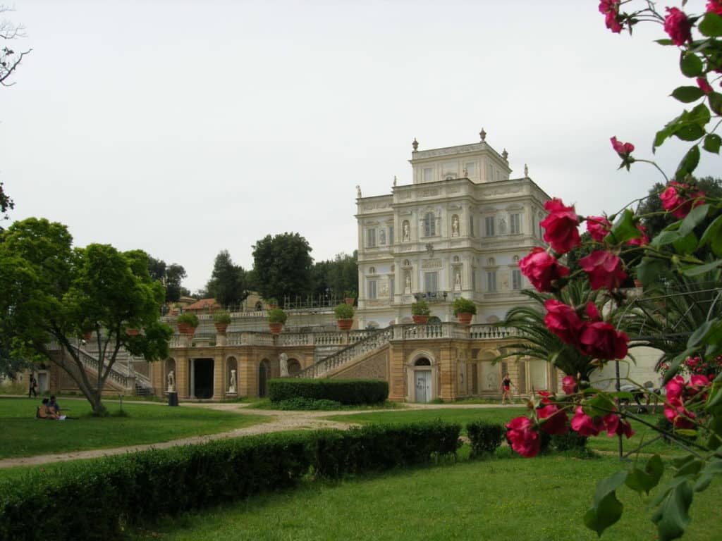 Villa Pamphilij parque de Roma