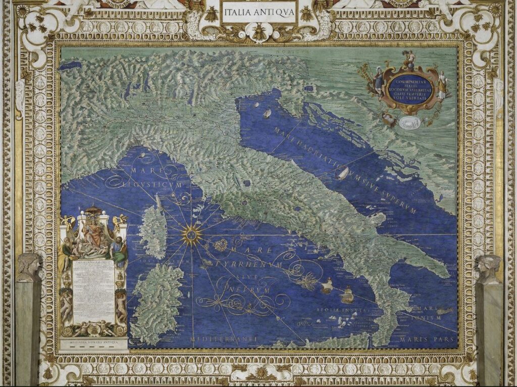 galeria mapas vaticano italia