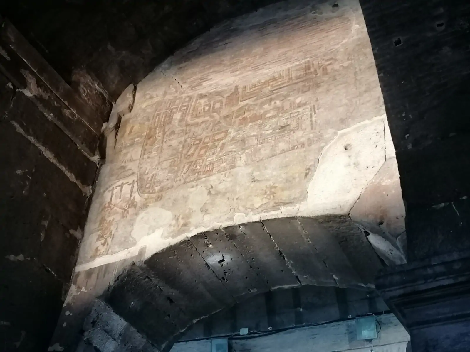 fresco restaurado de la ciudad de Jerusalen en el Coliseo
