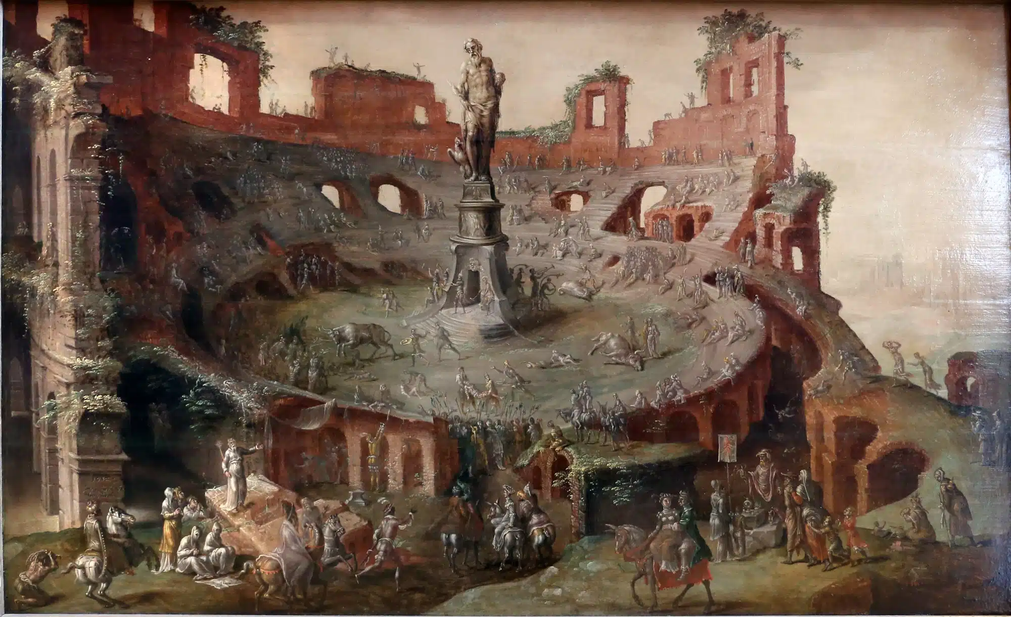 Maerten Van Heemskerk, 1522 tauromaquia en el Coliseo